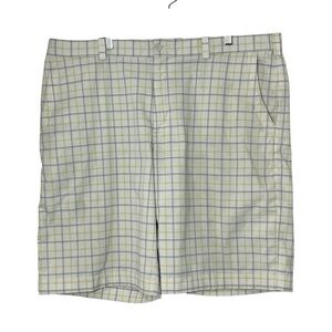 Nike Men's Plaid Light Gray Performance Golf Shorts Size 42 A-056